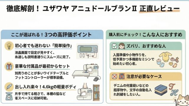 ユザワヤ アニュドールブランⅡの口コミ評価レビュー！初心者にもおすすめ？