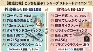 IB-S510BとIB-LS7の違いを比較！どっちがおすすめ？