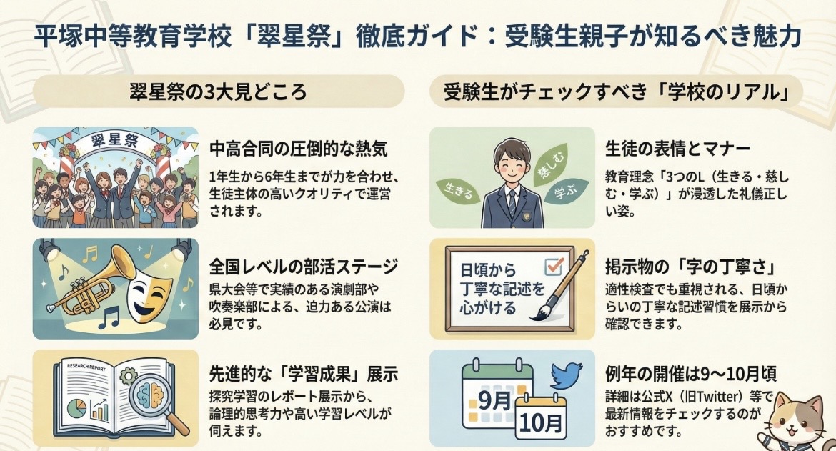 平塚中等教育学校の学園祭「翠星祭」徹底レビュー！見どころや口コミまとめ