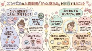 エンパスが人間関係で疲れる理由｜苦手な人の特徴と楽になる付き合い方を解説