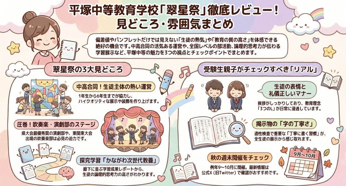 平塚中等教育学校の学園祭「翠星祭」徹底レビュー！見どころや口コミまとめ