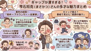 雫石将克(まさかつ)が気になる！恋愛病院メンバーの筋肉・野球経歴・学歴・ラジオ・起業を応援者目線で紹介