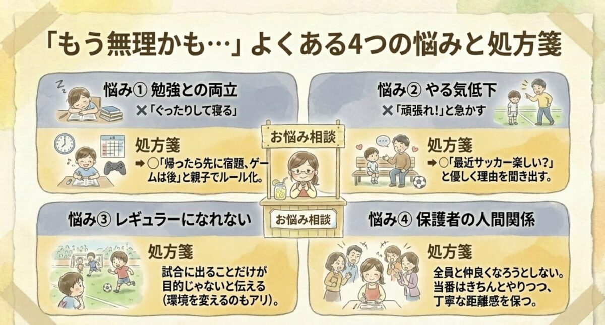 サッカー習い事って親大変すぎ？小学生ママが親の負担・辞めどきを本音でぶっちゃけます