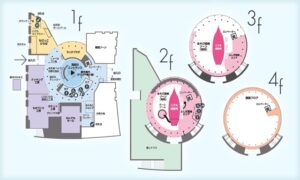 うみんぴあ こども家族館 館内図