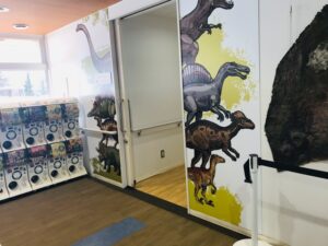 レストラン ザウルスキッチン お手洗い入り口